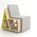 Chair furniture mangano andrea multifunctional domus small storage ideas bookshelf space chairs living shelving built apartments playful houses wood vurni