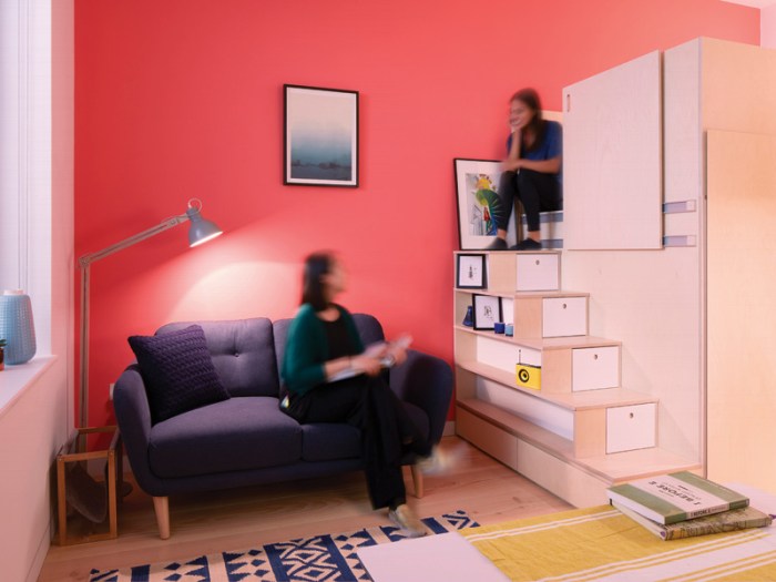 Room living storage solutions rooms kitchen dining edition divide possibly creates between below great two love