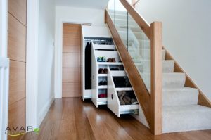 Storage under stairs small spaces stair ideas modern entrance solutions furniture avarfurniture drawers avar understairs staircase interior make use london